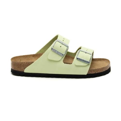 Sliders Birkenstock , Green , Dames