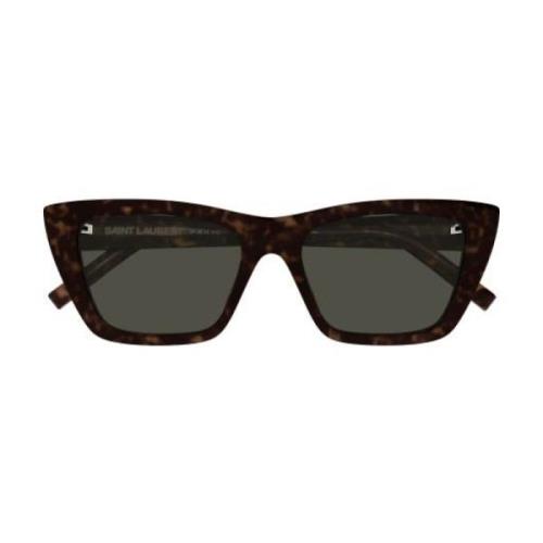 Sunglasses Saint Laurent , Brown , Unisex