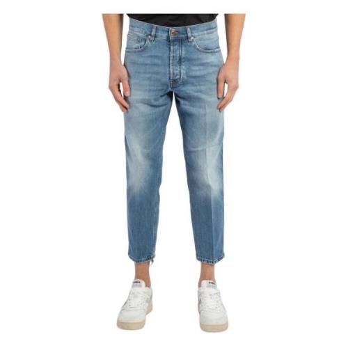 Cropped Jeans Don The Fuller , Blue , Heren