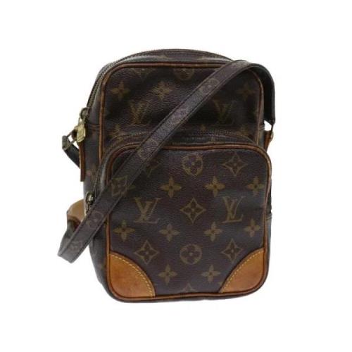 Pre-owned Canvas louis-vuitton-bags Louis Vuitton Vintage , Brown , Da...