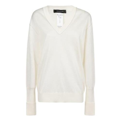Bianco Sweater Fabiana Filippi , White , Dames