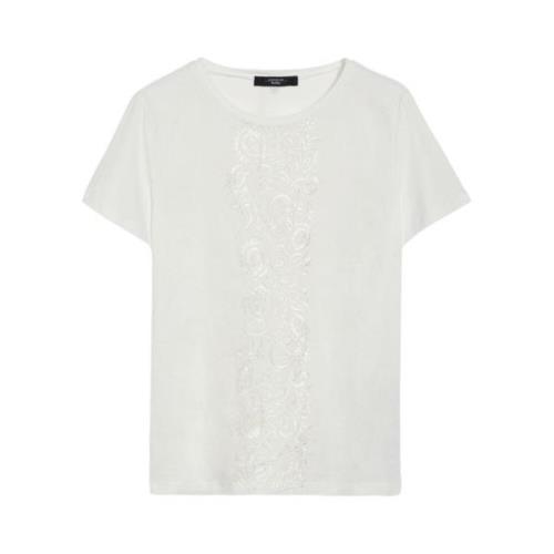 T-Shirts Max Mara , White , Dames
