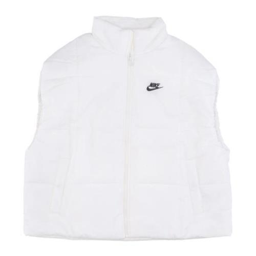 Mouwloos Donsjack Dames Classic Vest Nike , White , Dames