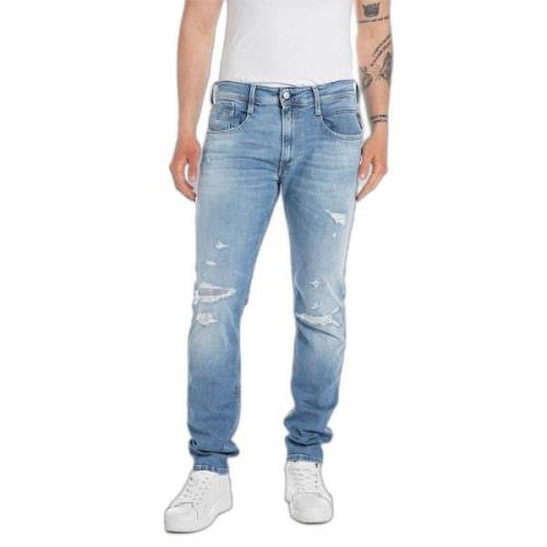 Slim-fit Jeans Replay , Blue , Heren