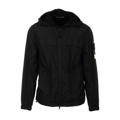 Zwarte Jassen Giubbotto Stone Island , Black , Heren