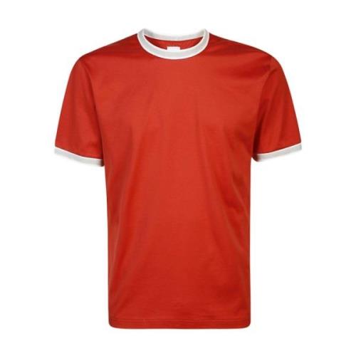 T-Shirts Eleventy , Red , Heren