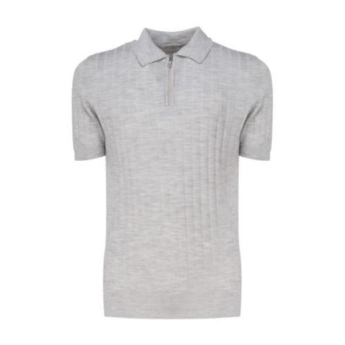 Polo Shirts Eleventy , Gray , Heren