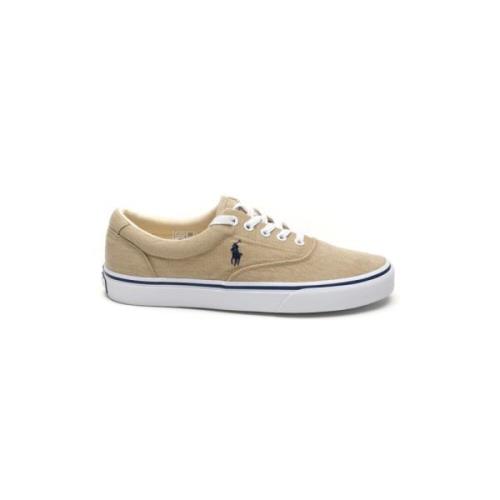 Beige Casual Sneakers Ralph Lauren , Beige , Heren