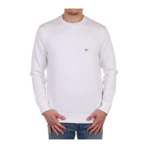 Witte Sweaters Emporio Armani , White , Heren