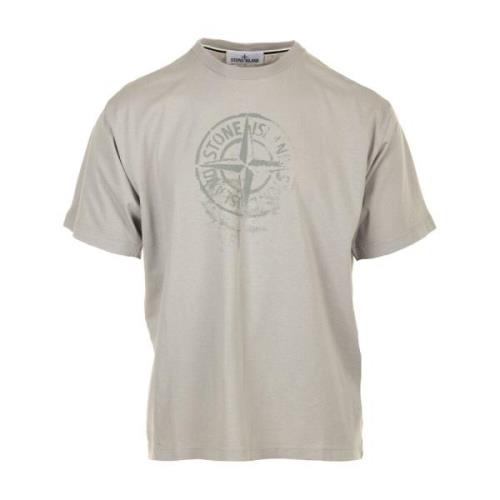Slim Fit Polo Shirts Collectie Stone Island , Gray , Heren