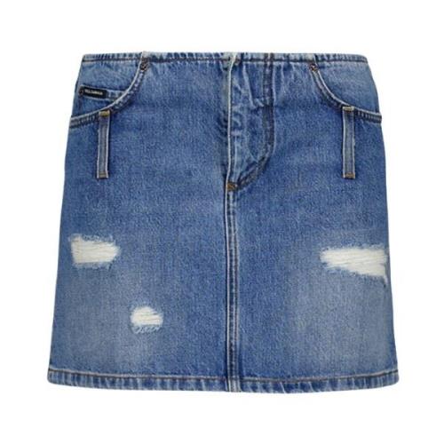 Denim Skirts Dolce & Gabbana , Blue , Dames