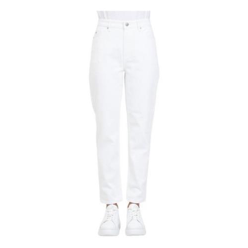 Witte Boyfriend Cropped Jeans Armani Exchange , White , Dames