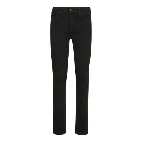 Slim-fit Jeans 7 For All Mankind , Black , Dames