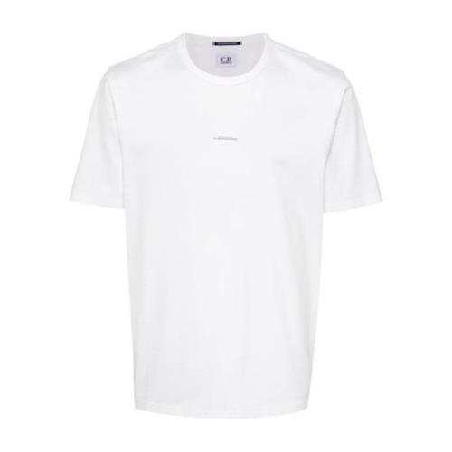 Metropolis Serie Logo Print T-shirt C.p. Company , White , Heren