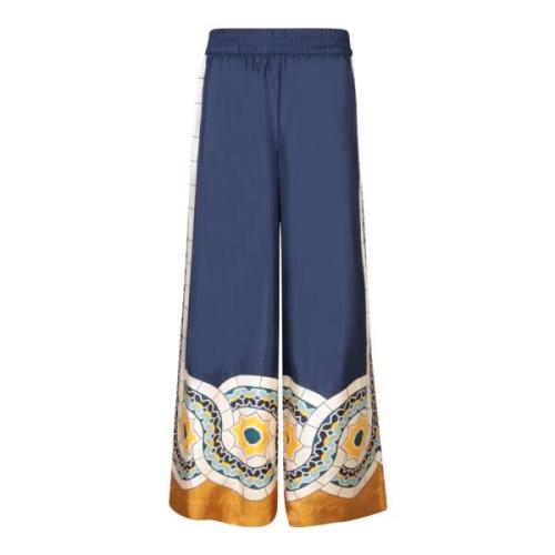 Wide Trousers La DoubleJ , Blue , Dames