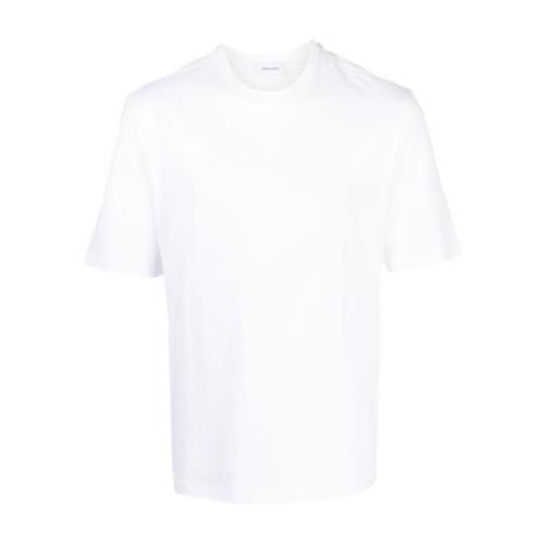 Witte Crew-neck T-shirt en Polos Salvatore Ferragamo , White , Heren