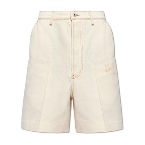Denim shorts Kenzo , White , Heren