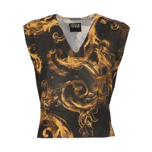 V-neck Knitwear Versace Jeans Couture , Multicolor , Dames