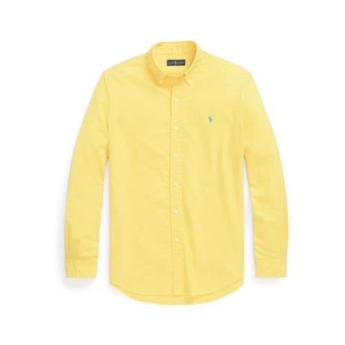 Klassiek Overhemd Ralph Lauren , Yellow , Heren