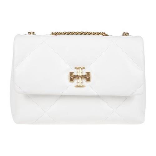 Diamant Quilt Schoudertas Tory Burch , White , Dames