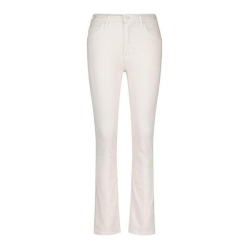 Slim-fit Trousers Mother , Beige , Dames