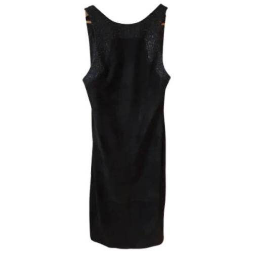 Pre-owned Suede dresses Loewe Pre-owned , Black , Dames