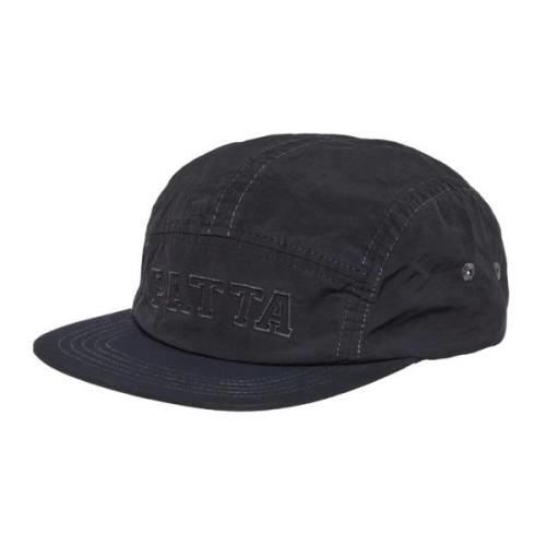 Nylon 5-Panel Cap Patta , Black , Unisex