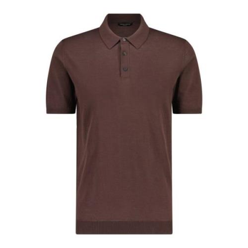 Polo Shirts Roberto Collina , Brown , Heren