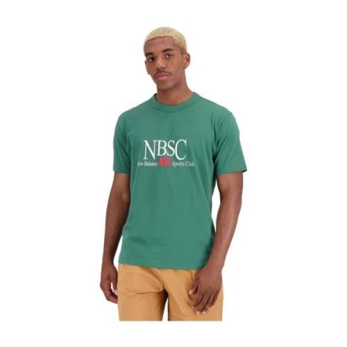 T-Shirts New Balance , Green , Heren