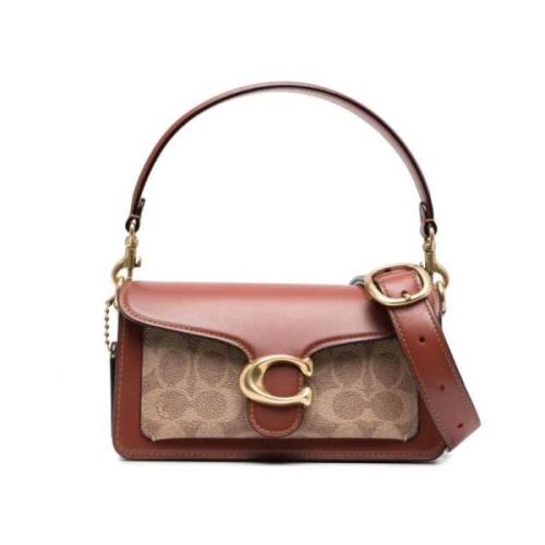 Elegant Multicolor Tabby Schoudertas Coach , Multicolor , Dames