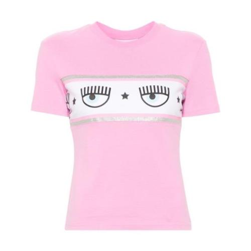 T-Shirts Chiara Ferragni Collection , Pink , Dames