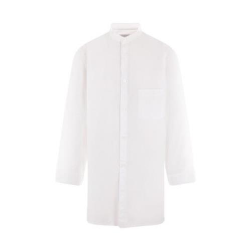 Oversized Wit Katoenen Poplin Shirt Yohji Yamamoto , White , Heren