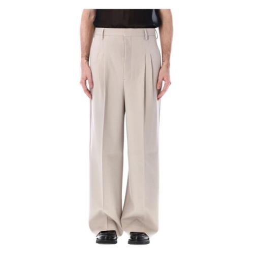 Trousers Ami Paris , Beige , Heren