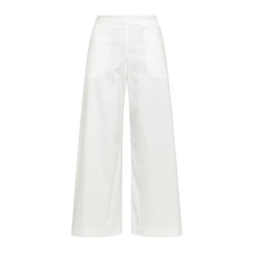 Wide Trousers Maliparmi , White , Dames