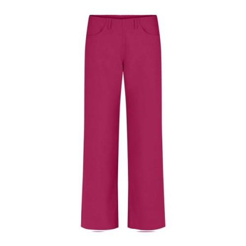 Wide Trousers LauRie , Purple , Dames