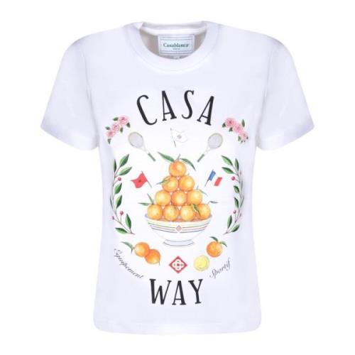 T-Shirts Casablanca , White , Dames