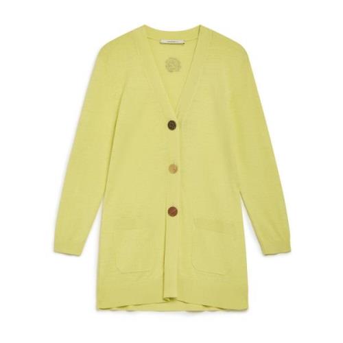 Cardigans Maliparmi , Yellow , Dames