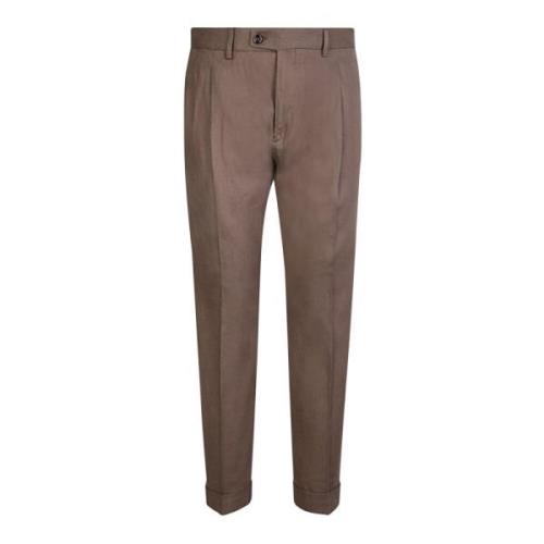 Trousers Dell'oglio , Brown , Heren