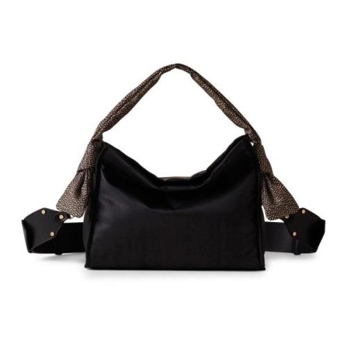 Shoulder Bags Borbonese , Black , Dames