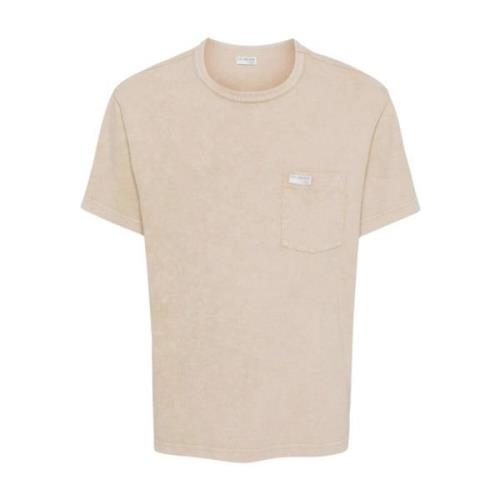 Archief Korte Mouw T-Shirt Fay , Beige , Heren