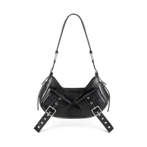 Shoulder Bags Biasia , Black , Dames