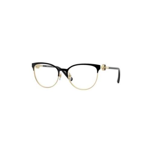 Zwarte Frame Stijlvolle Bril voor Vrouwen Versace , Black , Dames