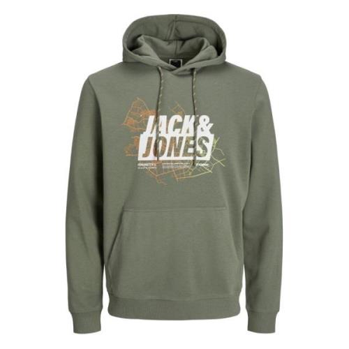 Sweatshirts Hoodies Jack & Jones , Green , Heren