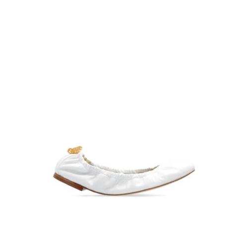 Mariposa leren balletflats Sophia Webster , White , Dames