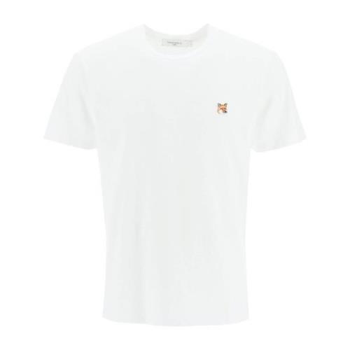 T-Shirts Maison Kitsuné , White , Heren