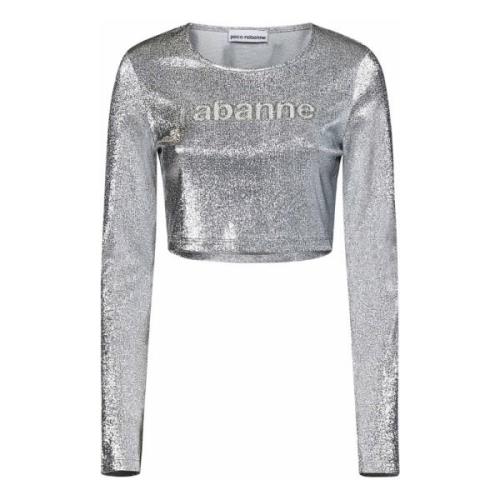Tops Paco Rabanne , Gray , Dames