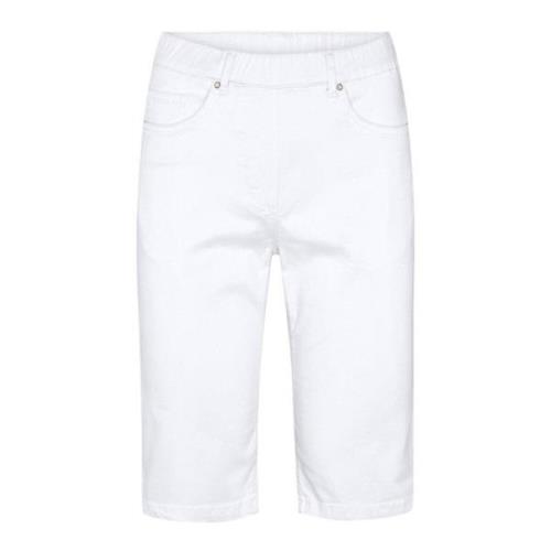 Denim Shorts LauRie , White , Dames