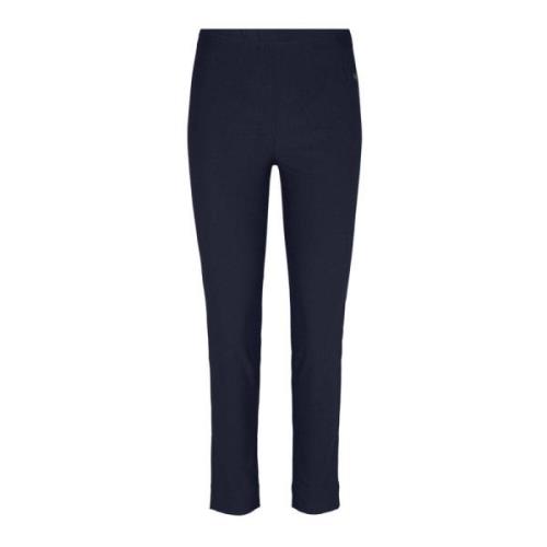 Slim Navy Elastische Taille Broek LauRie , Blue , Dames