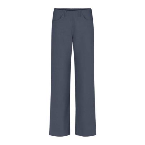 Wide Trousers LauRie , Blue , Dames