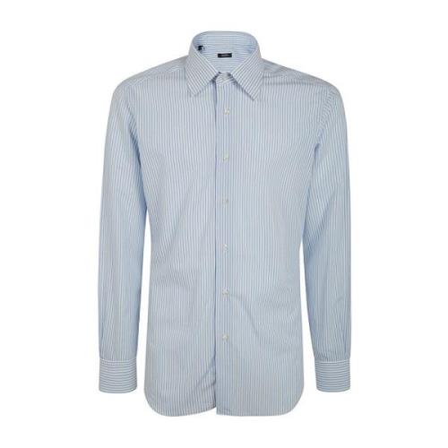 Casual Shirts Barba Napoli , Blue , Heren